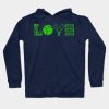 I Love Tennis Hoodie Official Tennis Merch