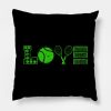 I Love Tennis Throw Pillow Official Tennis Merch