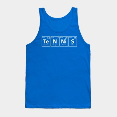 Tennis Te N Ni S Periodic Elements Spelling Tank Top Official Tennis Merch