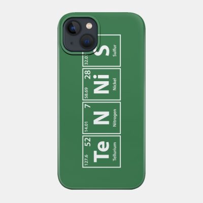 Tennis Te N Ni S Periodic Elements Spelling Phone Case Official Tennis Merch