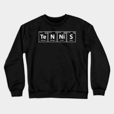 Tennis Te N Ni S Periodic Elements Spelling Crewneck Sweatshirt Official Tennis Merch