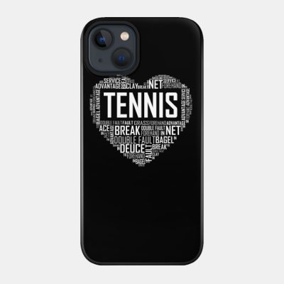 Love Tennis Heart Phone Case Official Tennis Merch