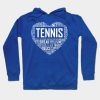 Love Tennis Heart Hoodie Official Tennis Merch