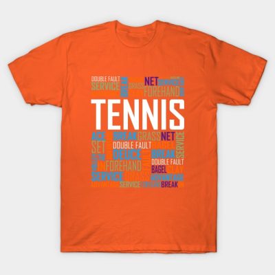 Tennis Lovers Design T-Shirt Official Tennis Merch