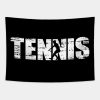 Distressed Look Tennis Gift For Tennis Players Tapestry Official Tennis Merch