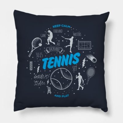 Tennis Throw Pillow Official Tennis Merch