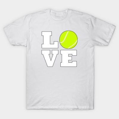 Tennis Love Tennis Player Or Coach Sports Graphic T-Shirt Official Tennis Merch