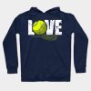 I Love Tennis Hoodie Official Tennis Merch