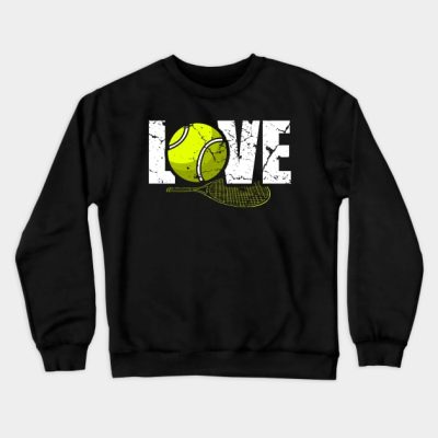 I Love Tennis Crewneck Sweatshirt Official Tennis Merch