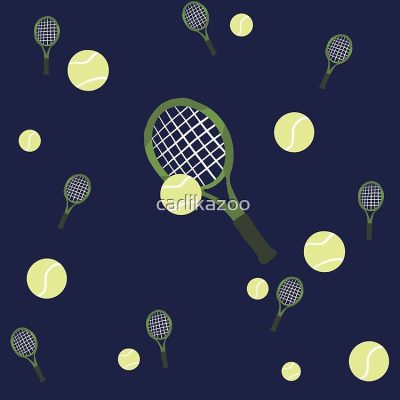 Tennis Pattern Tote Bag Official Tennis Merch