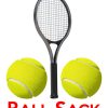 Tennis Player & Coach Gifts - Ball Sack Funny Gift Ideas For Tennis Players & Coaches - Great Ball Tote Bag For Balls In Ballsack Tote Bag Official Tennis Merch