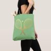 gold elegant chic classic tennis racquets green tote bag r3f50bbfca1e44fa8a46a7cd0ff912a74 eehl5 8byvr 307 - Tennis Gifts Shop
