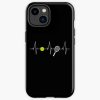 Tennis - Tennis Racket - Tennis Ball Heartbeat Heart Rate - I Love Tennis Iphone Case Official Tennis Merch