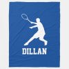 large blue fleece blanket with tennis player name r412754981b3946c48731e9afcc8c45e5 zkij0 1000 - Tennis Gifts Shop