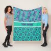 minty and purple tennis rackets with your name fleece blanket ra9d19cfb90b6493d8aab2a5666589e44 ee3yx 8byvr 307 - Tennis Gifts Shop