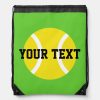 personalized tennis ball bag drawstring backpack rb1dc959736fa4dfa949bf5617a662af3 zffcx 1000 - Tennis Gifts Shop