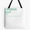 Tennis Girl - Tennis Tote Bag Official Tennis Merch