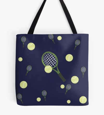 Tennis Pattern Tote Bag Official Tennis Merch