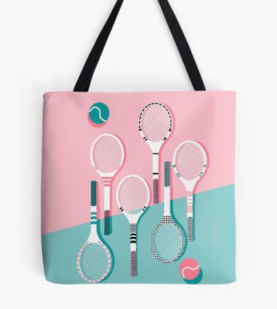 Got Served - Tennis Country Club Sports Athlete Retro Throwback Memphis 1980S Style Neon Palm Spring Tote Bag Official Tennis Merch