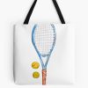 Tennis Racket With Tennis Balls_2 Tote Bag Official Tennis Merch