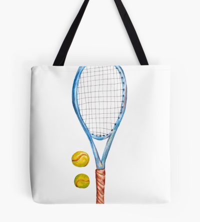 Tennis Racket With Tennis Balls_2 Tote Bag Official Tennis Merch