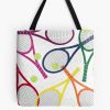 Random Rainbow Rackets Tote Bag Official Tennis Merch