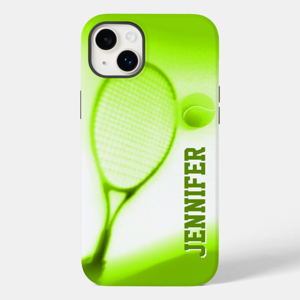 tennis ball and racket sports green iphone case r0093fdd1ae3340aa9b6c5f09a12703e4 s0dnz 1000 - Tennis Gifts Shop
