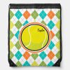 tennis ball on colorful argyle pattern drawstring bag r82e245d59c874ce0aecc62c730a047eb zffcx 1000 - Tennis Gifts Shop