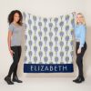 tennis personalized name or monogram fleece blanket r8ca74fe3f9da4c1890a4088a93d7d3ce ee3yx 8byvr 307 - Tennis Gifts Shop