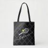 tennis racket monogram black white sports tote bag r5724e6b5e76e4cd1b7d5f4f715e225f1 6kcf1 1000 - Tennis Gifts Shop