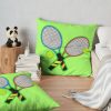 Tennis Rackets Throw Pillow Official Tennis Merch