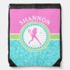 tri pastel color tennis with aqua tile drawstring bag r3ceba2ca737b49a2b8479a98f4b7a0fb zffcx 1000 - Tennis Gifts Shop