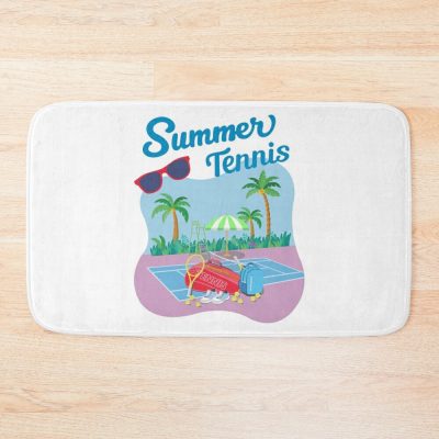 Summer Tennis. Bath Mat Official Tennis Merch