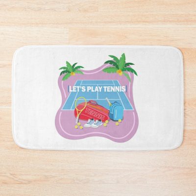 Let’S Play Tennis. Bath Mat Official Tennis Merch