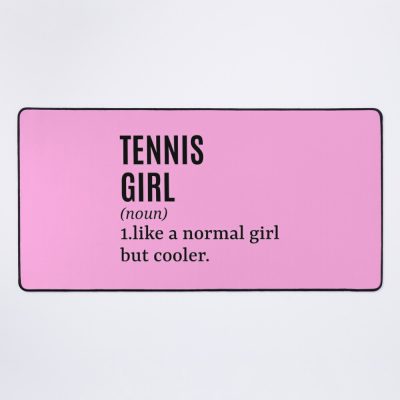 Tennis Girl Funny Quote Mouse Pad Official Tennis Merch