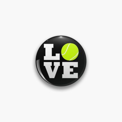 Tennis Love Tennis Player Or Coach Pin Official Tennis Merch