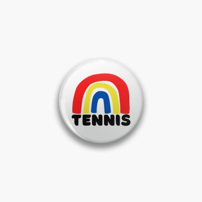 Tennis Rainbow. Pin Official Tennis Merch