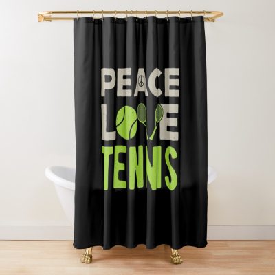 Tennis Funny Shower Curtain Official Tennis Merch