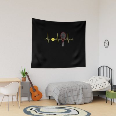 Tennis Heartbeat Tapestry Official Tennis Merch