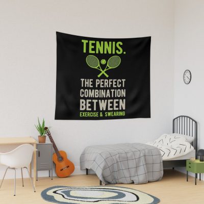 Funny Tennis Tapestry Official Tennis Merch