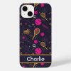 yellow and pink tennis pattern custom name iphone 11pro max case r48a74c614c4f497cb7f49c85e2be8ae7 s0n7t 1000 - Tennis Gifts Shop