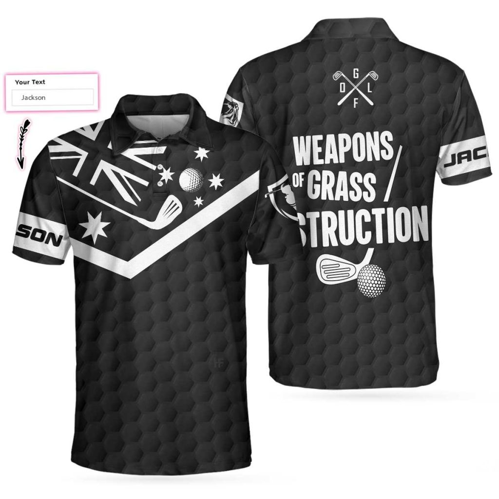 Weapons Of Grass Destruction EZ37 2906 Custom Polo Shirt - Tennis Gifts Shop